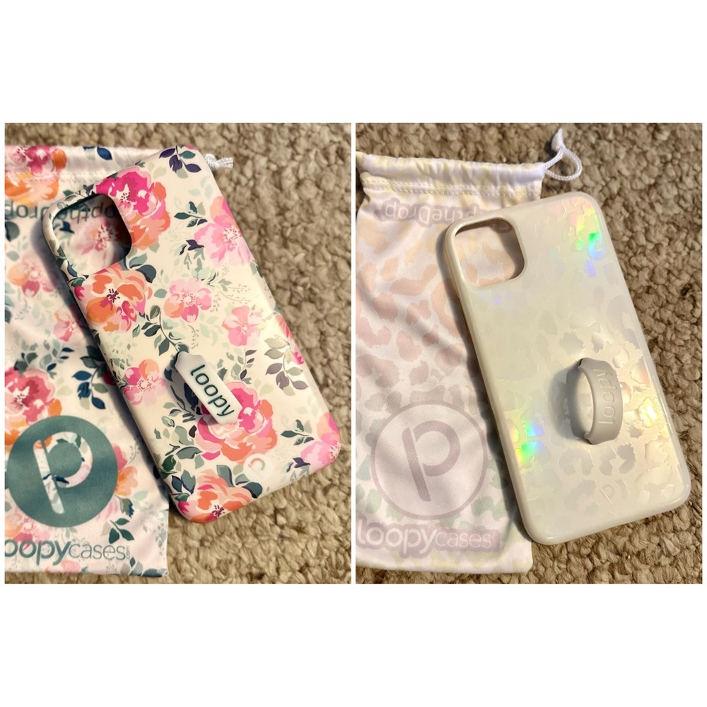 Loopy Cases for iPhone 11 Pro Max - Gardenia and Snow Leopard